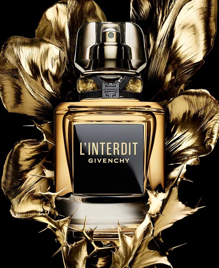 Givenchy L'interdit Parfum 80ml - MANOUNE Belly_Jewelry Earrings - Navel_Ring - Necklace - Stud - Manoune_Jewelry - Belly_Ring - Navel_Jewelry Titanium Gold_Plated