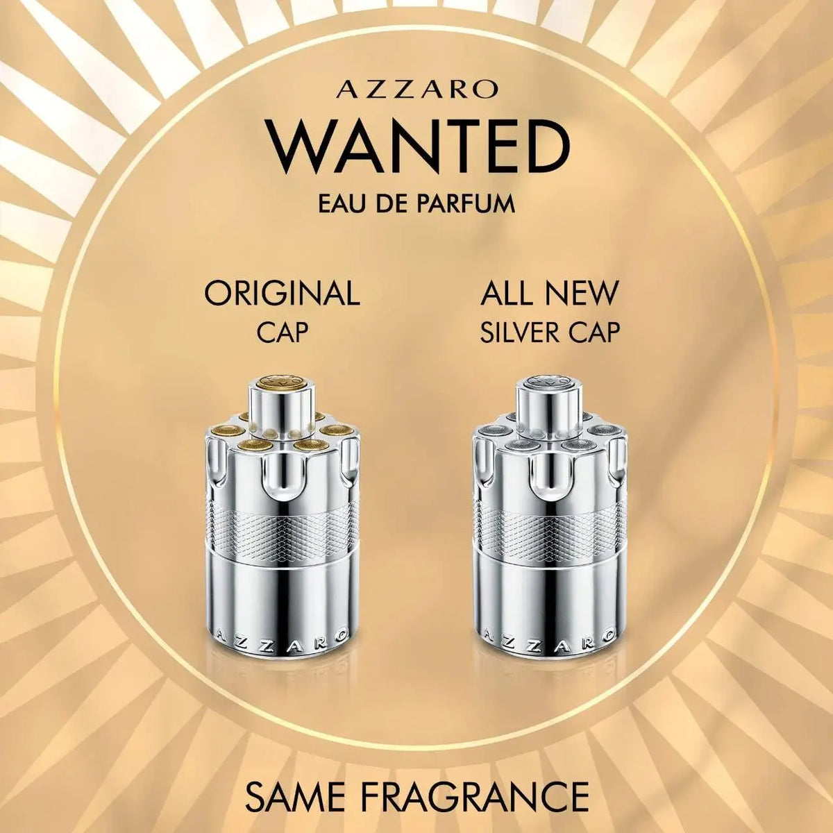 Wanted Eau de Parfum Azzaro 100ml - MANOUNE Belly_Jewelry Earrings - Navel_Ring - Necklace - Stud - Manoune_Jewelry - Belly_Ring - Navel_Jewelry Titanium Gold_Plated