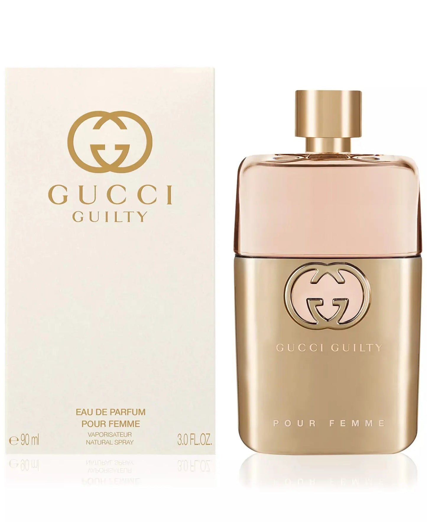 Gucci Guilty Pour Femme Eau de Parfum 90ml - MANOUNE Belly_Jewelry Earrings - Navel_Ring - Necklace - Stud - Manoune_Jewelry - Belly_Ring - Navel_Jewelry Titanium Gold_Plated