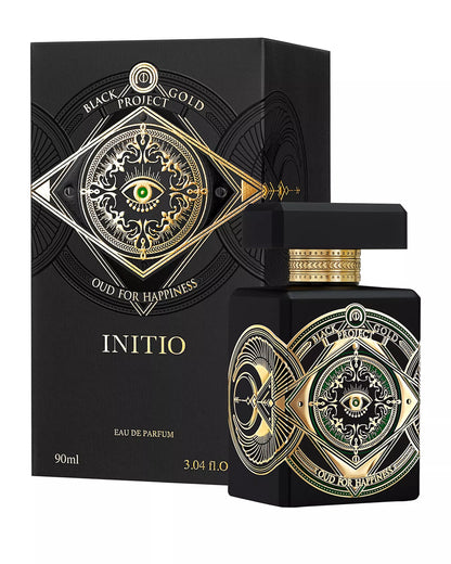 Oud for Happiness Initio Parfums Privés 100ml - MANOUNE Belly_Jewelry Earrings - Navel_Ring - Necklace - Stud - Manoune_Jewelry - Belly_Ring - Navel_Jewelry Titanium Gold_Plated