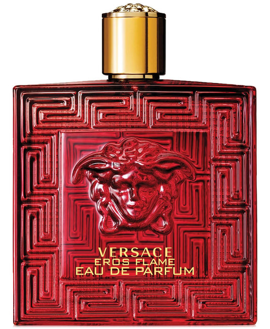 Versace Men's Eros Flame Eau de Parfum Spray 100ml - MANOUNE Belly_Jewelry Earrings - Navel_Ring - Necklace - Stud - Manoune_Jewelry - Belly_Ring - Navel_Jewelry Titanium Gold_Plated