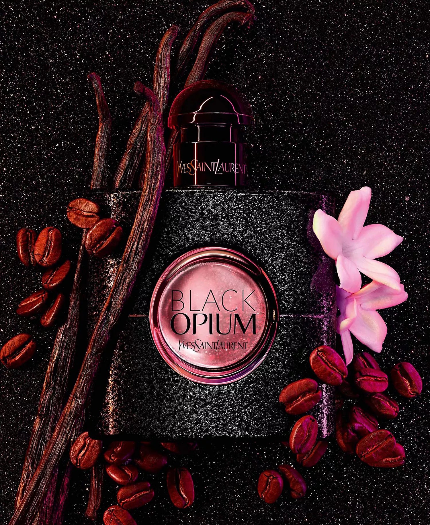 YSL Black Opium Eau de Parfum Spray 90ml - MANOUNE Belly_Jewelry Earrings - Navel_Ring - Necklace - Stud - Manoune_Jewelry - Belly_Ring - Navel_Jewelry Titanium Gold_Plated