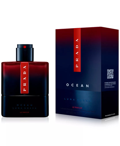 Prada Men's Luna Rossa Ocean Le Parfum Spray 3.3 oz - MANOUNE Belly_Jewelry Earrings - Navel_Ring - Necklace - Stud - Manoune_Jewelry - Belly_Ring - Navel_Jewelry Titanium Gold_Plated